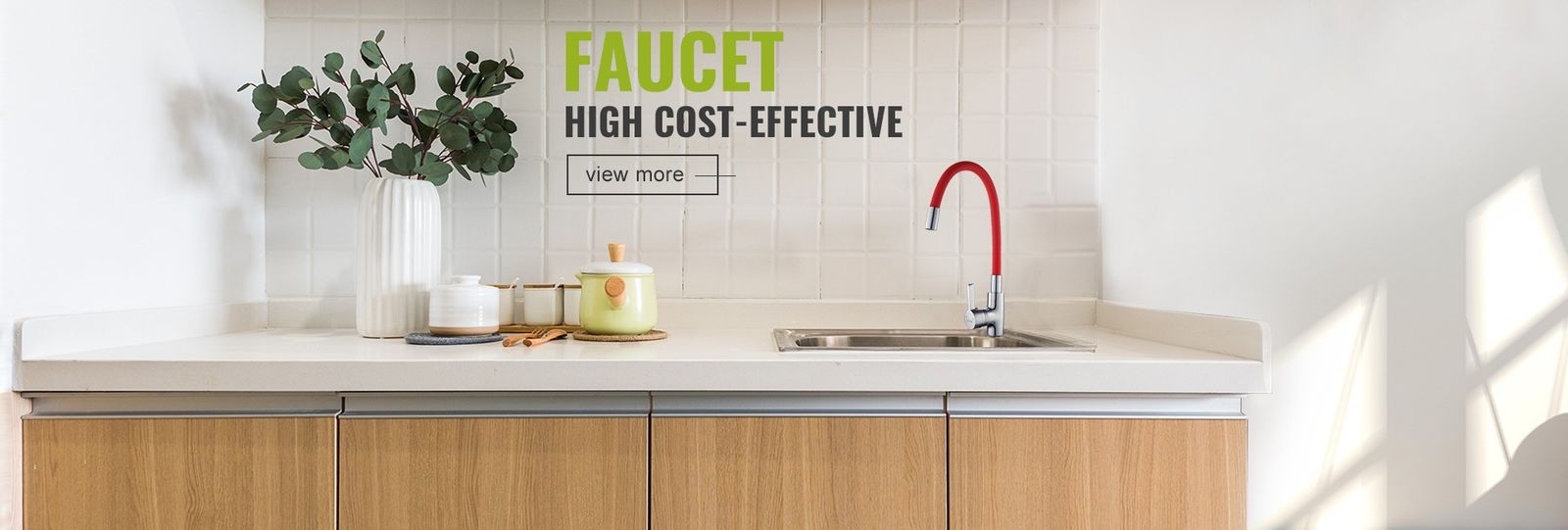Robinet de cuisine d'acier inoxydable