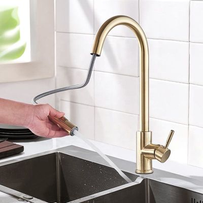 Résistant à l'acide résistant à l'usure anticorrosion de robinet de cuisine d'acier inoxydable d'OEM