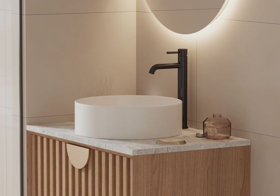 Robinet chaud et froid d'aucun de rouille de protection de l'environnement robinet de mélangeur à levier unique de lavabo