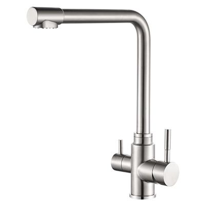 360 chauds et froids de bassin de 2 manières de l'acier inoxydable 304 robinet tournant d'évier de cuisine des robinets