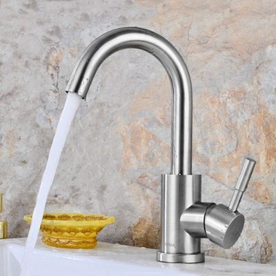 Aucune protection de l'environnement simple hygiénique de robinets de mélangeur d'évier de trou de rouille