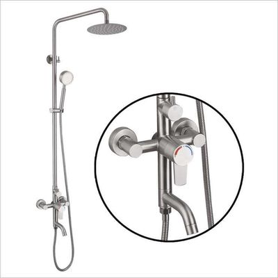Aucune rouille n'a balayé la couleur adaptée aux besoins du client par robinets de douche de salle de bains de mur