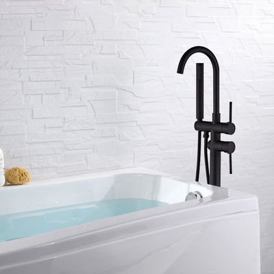 Robinets balayés noirs de douche d'acier inoxydable d'anti oxydation sans plomb