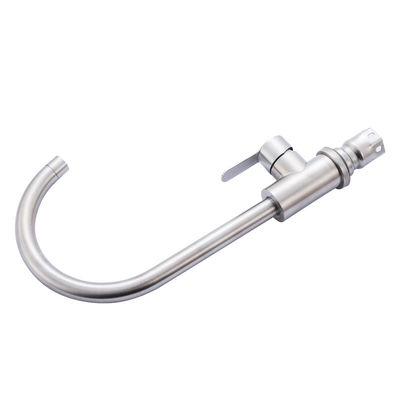 Robinet inoxydable de polissage contemporain de cuisine de tréfilage de robinet d'évier d'acier inoxydable