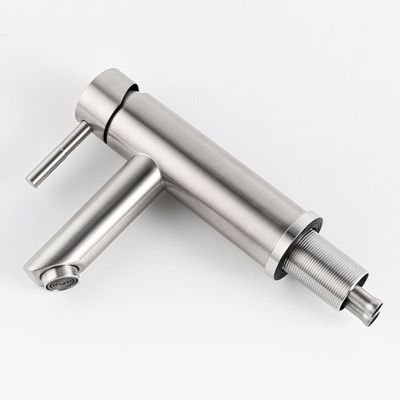 Robinet adapté aux besoins du client d'acier inoxydable de Logo Silver SUS304 facile à installer