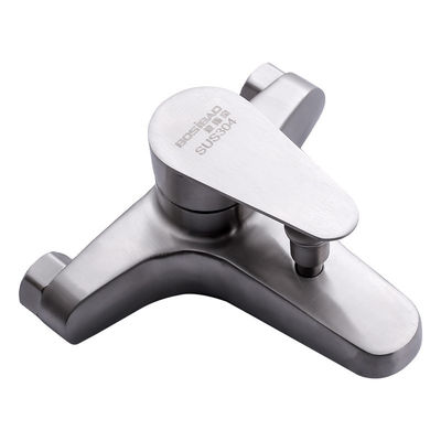 Robinet lisse de Bath d'acier inoxydable plaquant le robinet d'eau chaude et froide