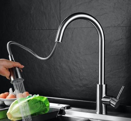 Robinet de cuisine d'acier inoxydable du logo 304 de laser jamais ne jamais corroder pour déformer