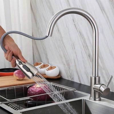 304 hygiéniques sains sans plomb sûrs de robinets d'évier de cuisine d'acier inoxydable