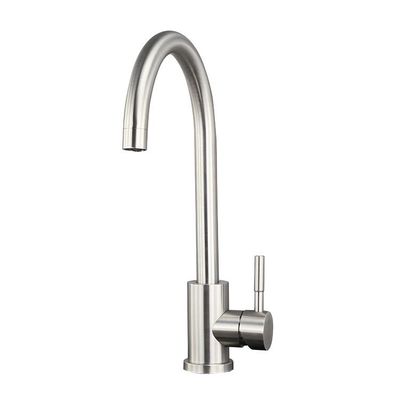 La plate-forme froide simple de trou du robinet 1 de bassin d'acier inoxydable d'hôtel a monté