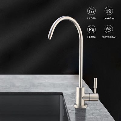 Robinet froid simple de bassin de résistance de saleté de corrosion pour la cuisine