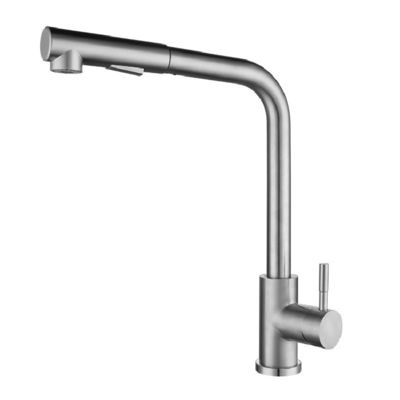 Durée de vie escamotable balayée de résistance à la corrosion de robinet de lavage de plat d'acier inoxydable longue